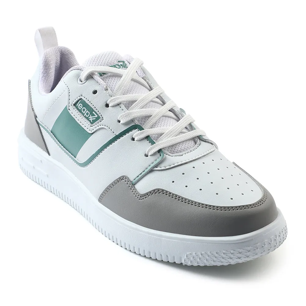 Built-In Support Orthopedic Support Leap7x Casual White Sneakers For Mens SNOOKIS-2 By Liberty