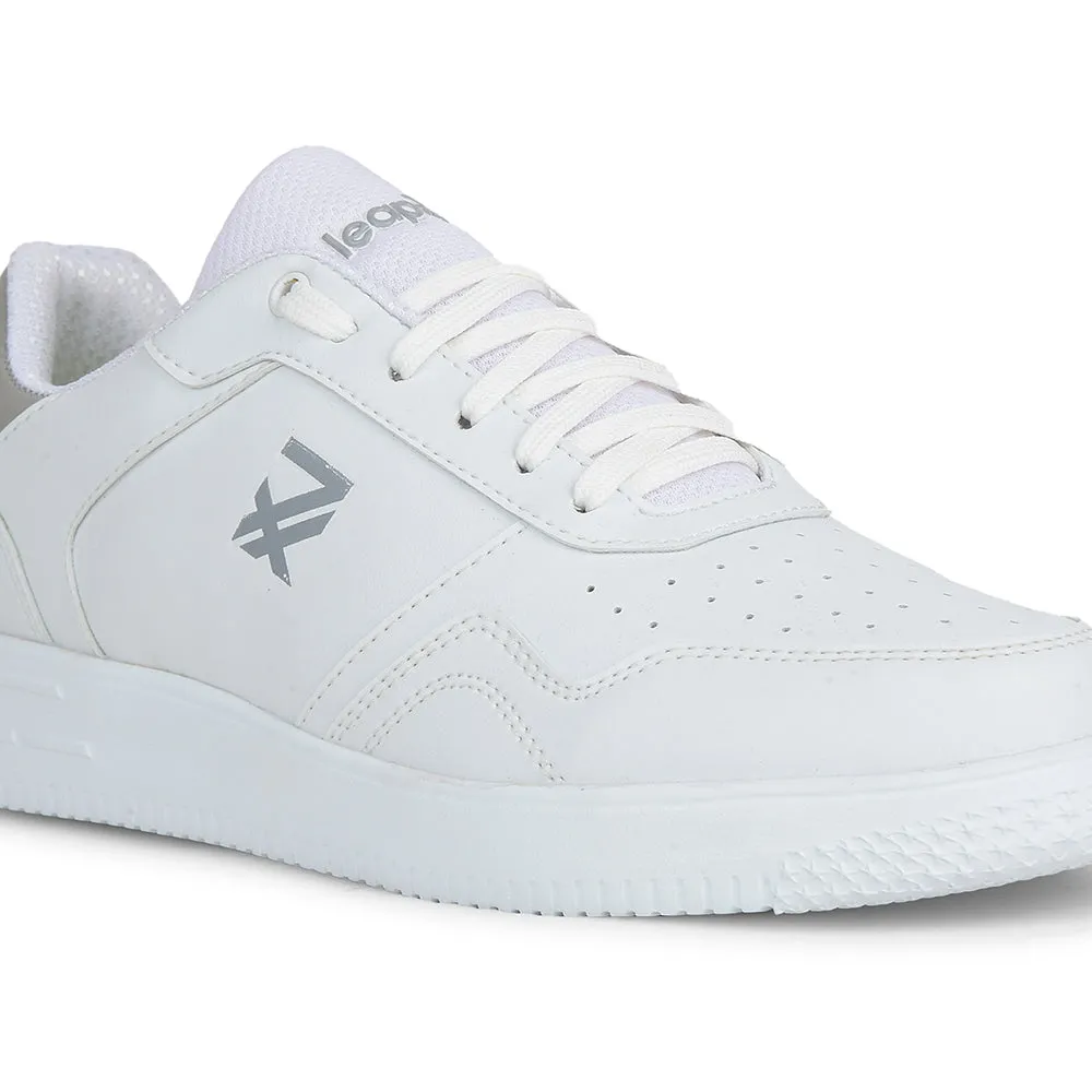 Leap7x Casual White Sneakers For Mens SNOOKIS-E By Liberty running in track and field meets shoes running convenience