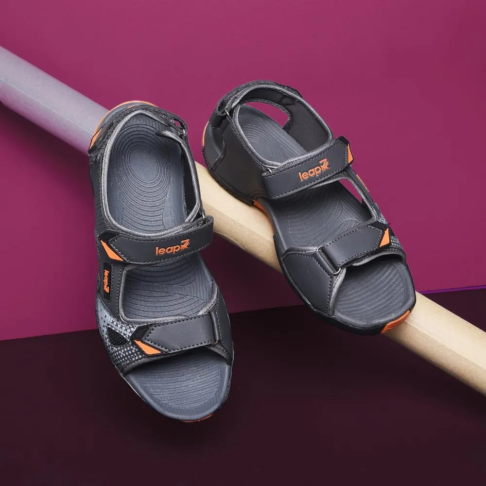 Foot Friendly Leap7x Grey Sporty Casual Sandal For Men MONACO By Liberty