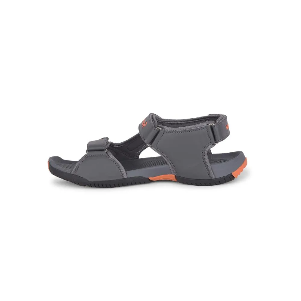 Sandal Lining Flexible Build Leap7x Grey Sporty Casual Sandal For Men MONACO By Liberty