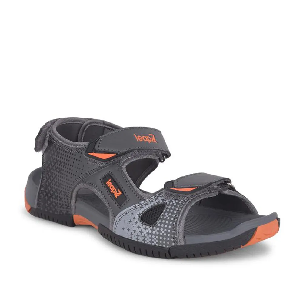 Quick Outing Street Mood Leap7x Grey Sporty Casual Sandal For Men MONACO By Liberty