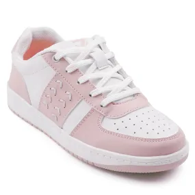 Leap7x Lacing Peach Casual Sneakers For Women NEXTY-2E By Liberty buckle shoes
