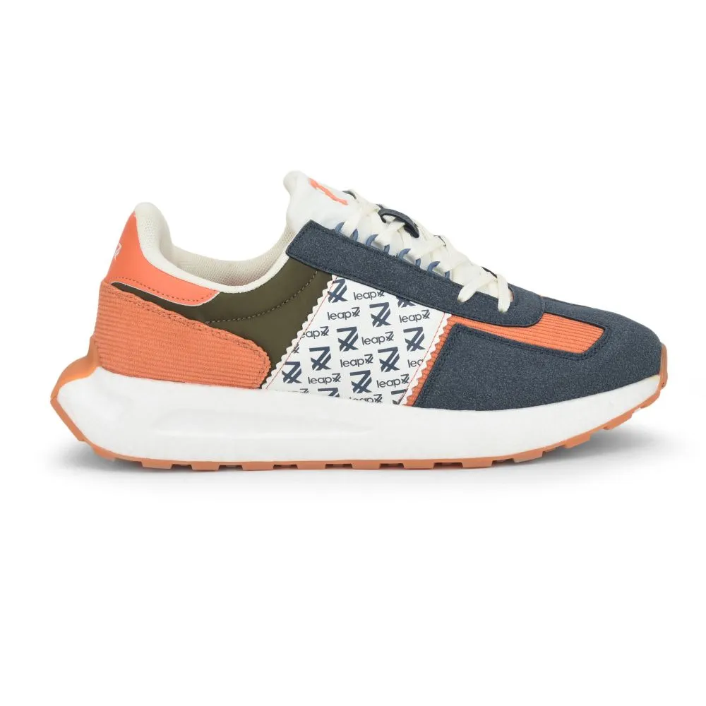 Breathable Tongue Design Essential Fit Leap7x Sports Lacing Running Shoes For Men (Blue) XL-TG-01 By Liberty