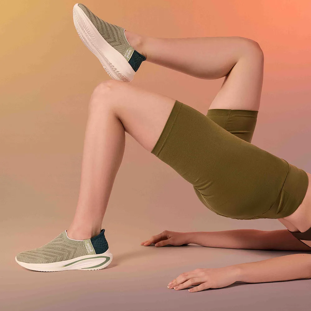 Leap7x Sports Sea Green Walking Shoes For Women EAZY-W6 By Liberty Orthopedic Footbed Sneaker Repairs