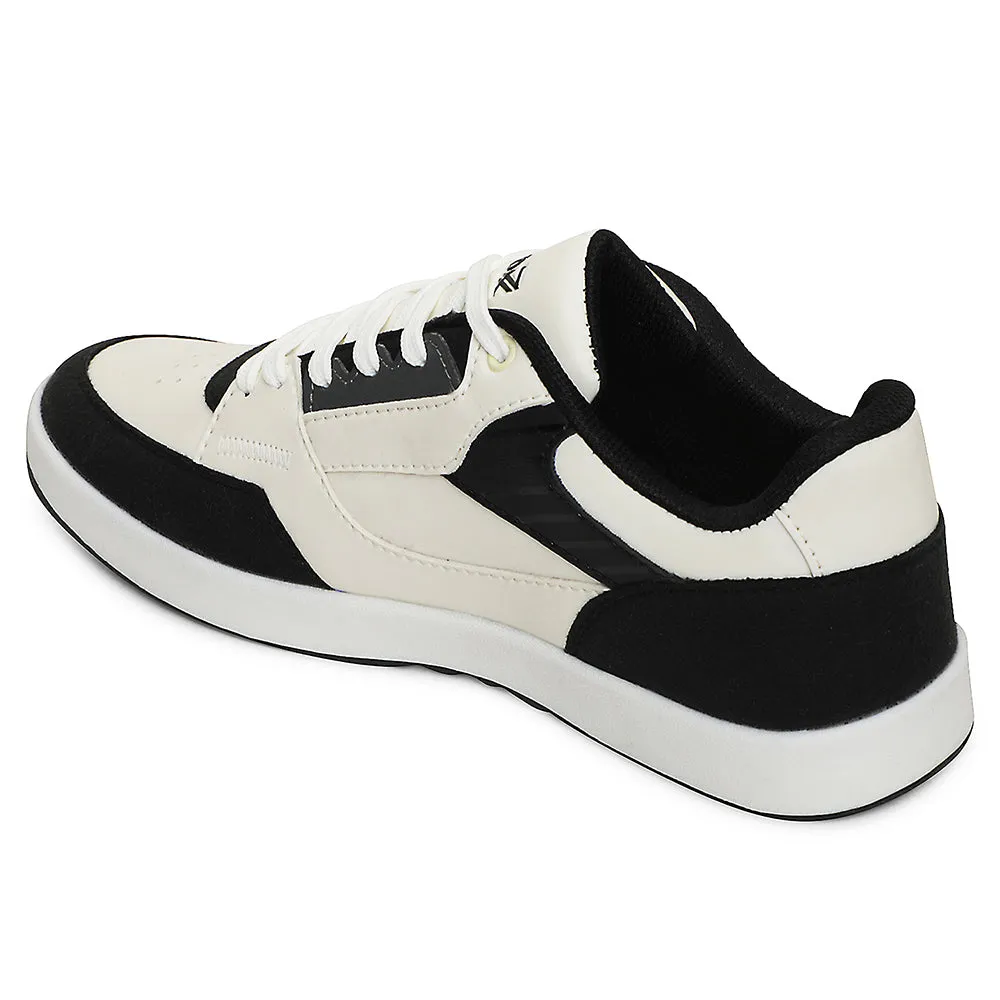 Track Walk Comfortable Movement Leap7x White Casual Lacing Sneakers For Men AMAZER-20E By Liberty