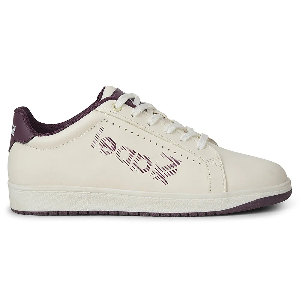 mesh materials Leap7x White Casual Lacing Sneakers For Women ALLURE-1 By Liberty