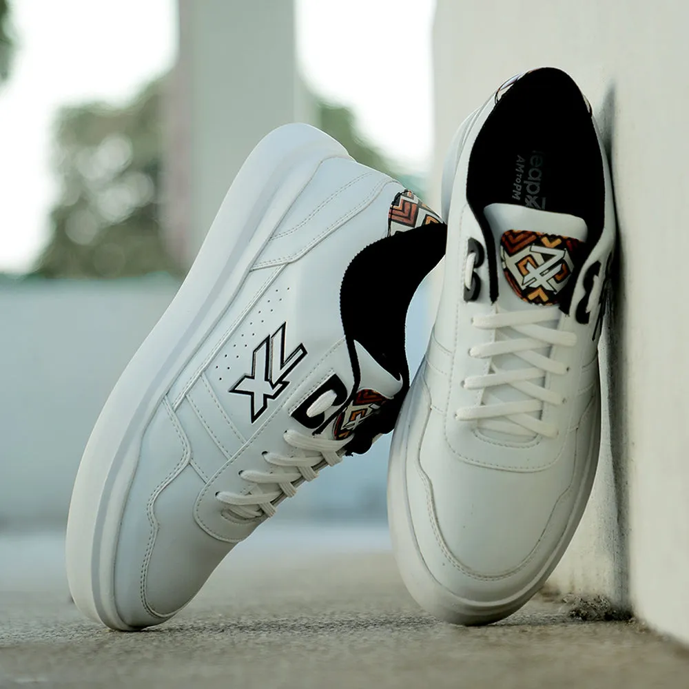 Leap7x White Casual Sneakers For Men NICOLAS-1E By Liberty weekend - friendly