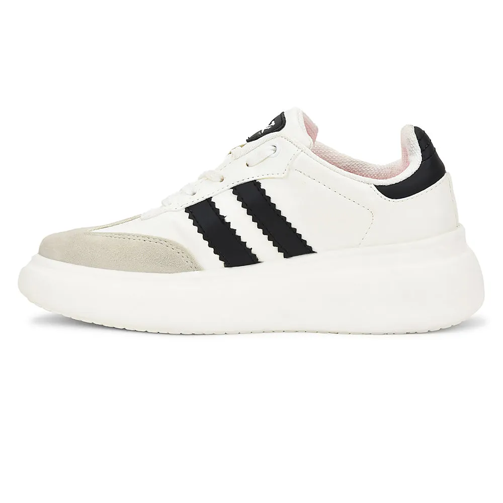 neutral colored shoes Leap7x White Casual Sneakers For Women BELEXI-1E By Liberty