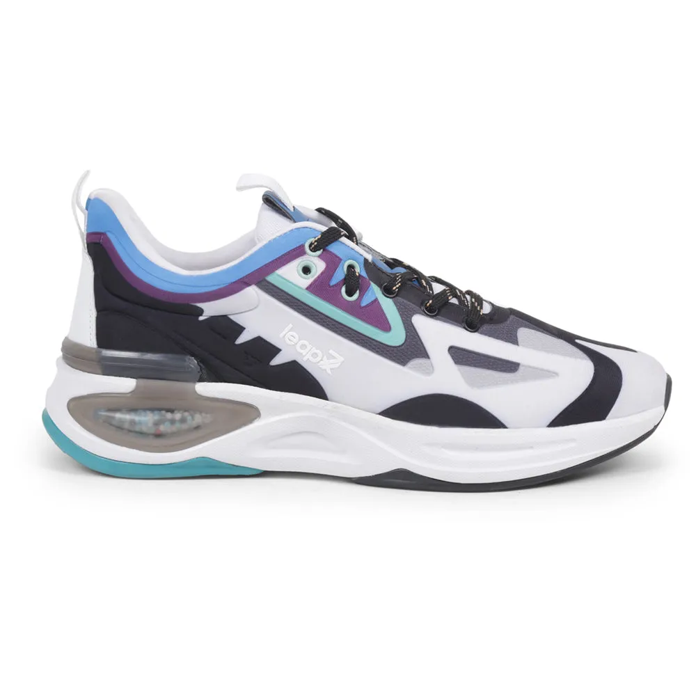 Exclusive Look Leap7x White Sports Lacing Running Shoes For Men HANOVER-1 By Liberty