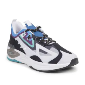 Shock Dispersing Hexagons Yoga Friendly Leap7x White Sports Lacing Running Shoes For Men HANOVER-1 By Liberty