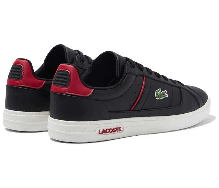 Men's Lacoste Europa Pro 222 1 (Black/Red) Pace Training Recycled materials