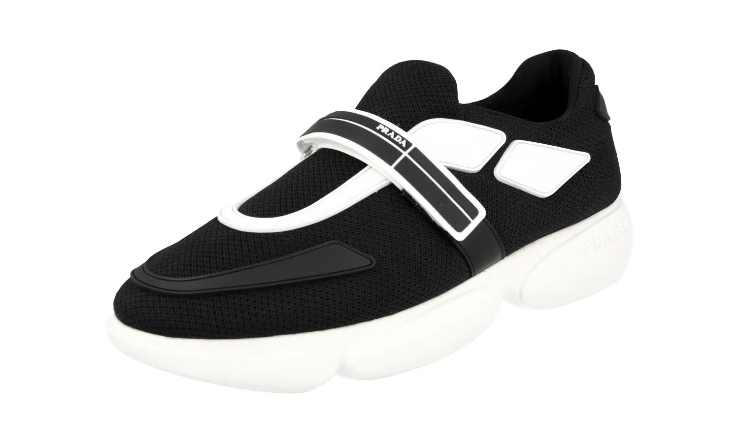 Prada Women's Black Cloudbust Sneaker 1E293I Oxygenation Technology