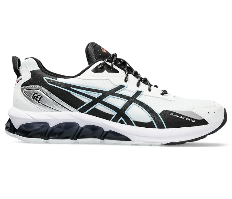 Mens Asics Gel Quantum 180 LS 5 (White/Black) supportive foam sole shoes Comfort Lightweight