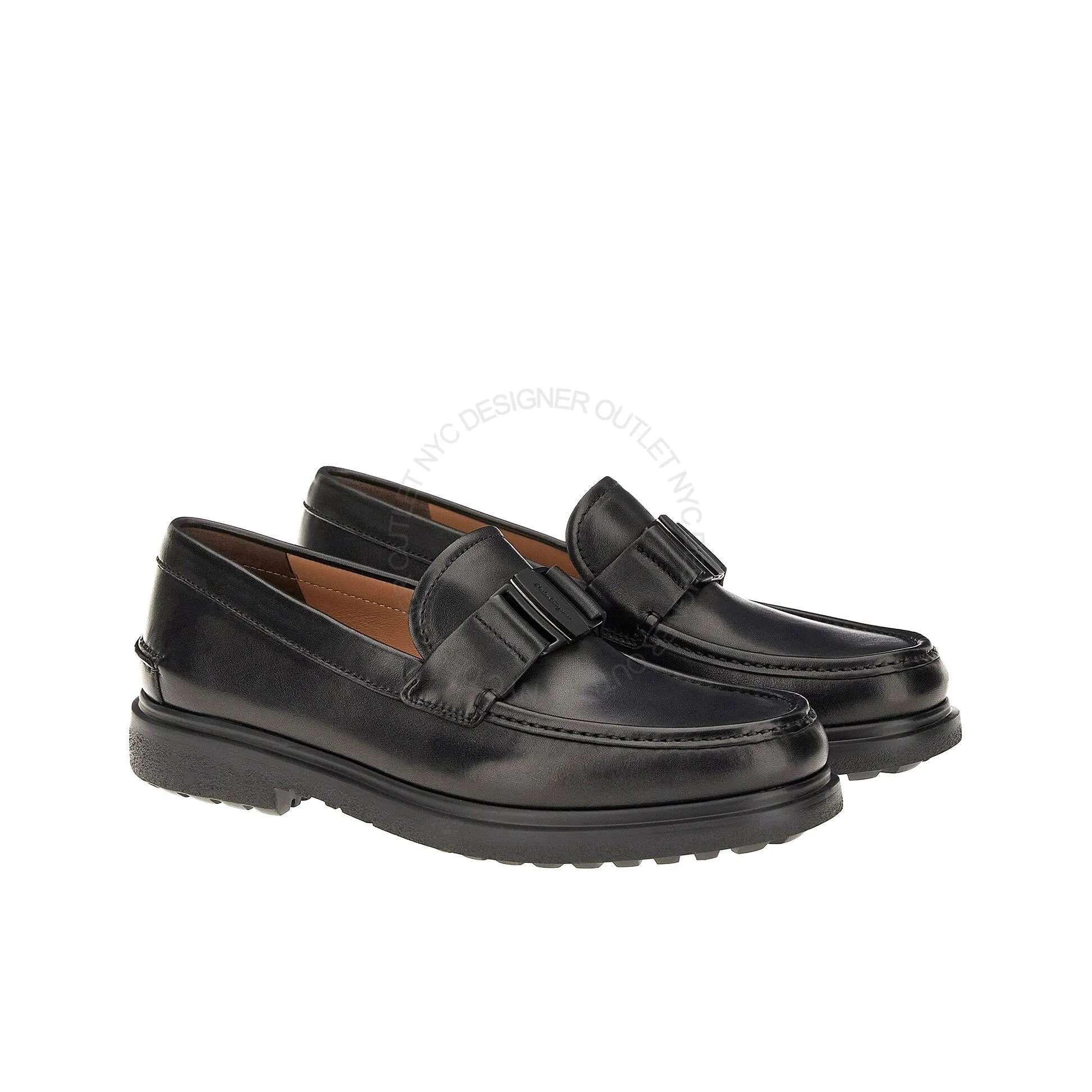 Ferragamo Plano Loafers Tide Step city trip