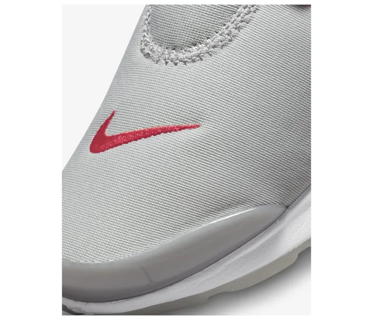 Mens Nike Air Presto (Grey Fog/Red) everyday wear shoe usability unisex shoes