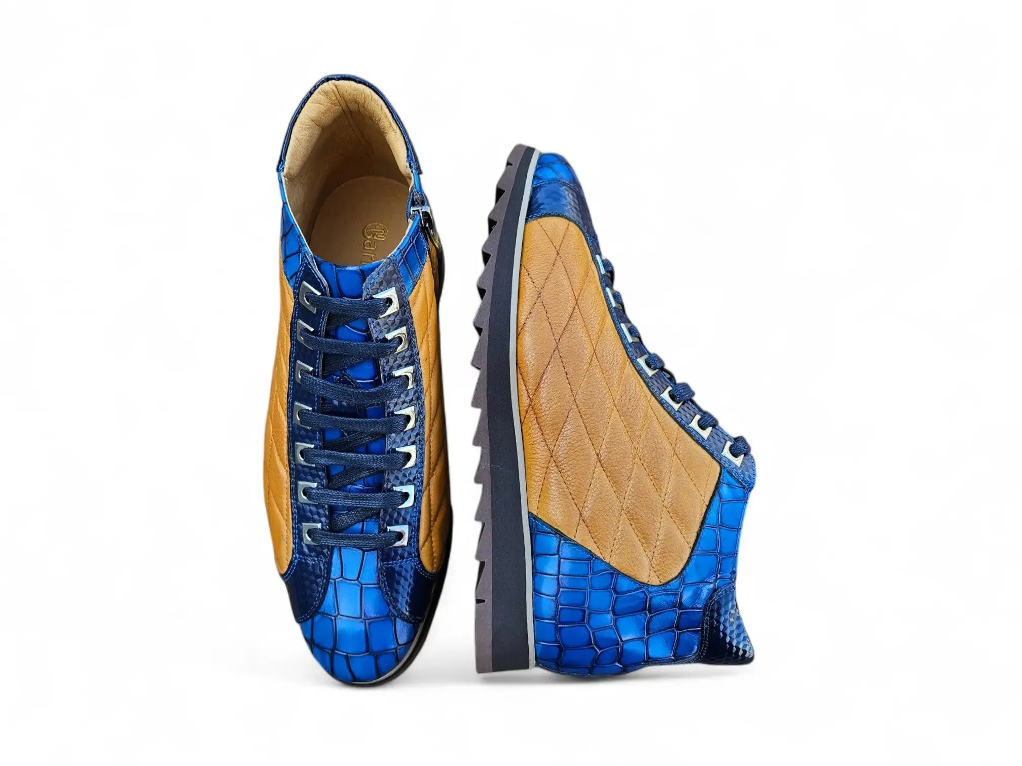 easy to remove rocky terrain Embossed Alligator High Top