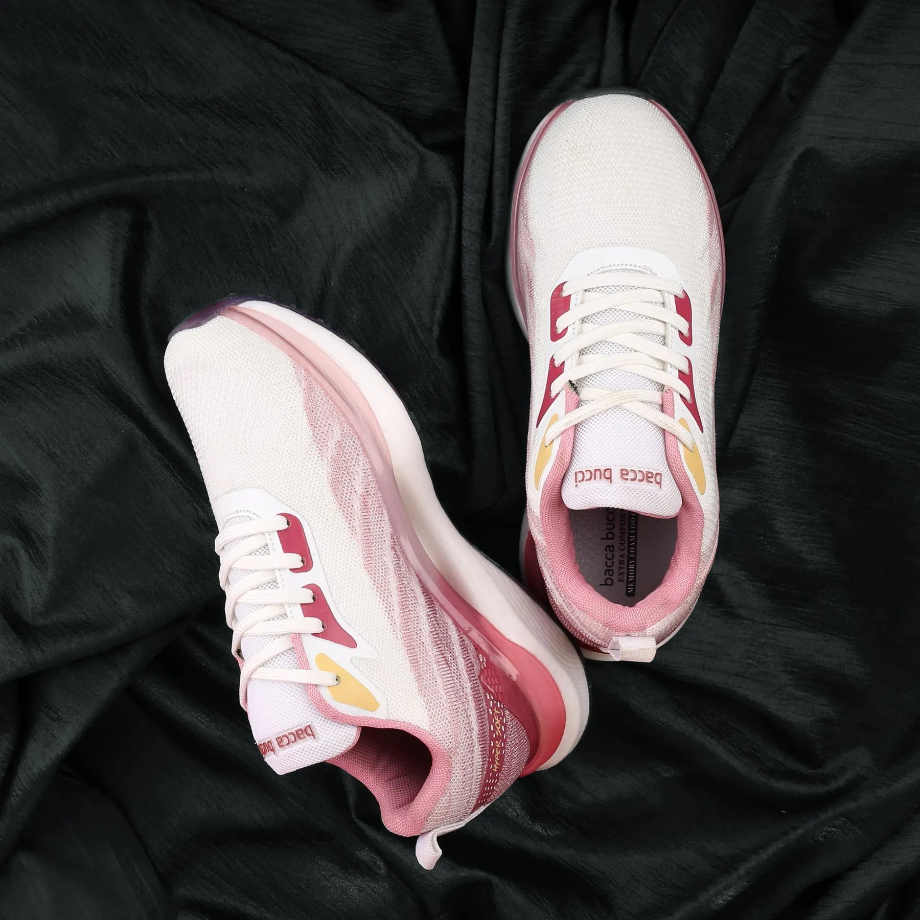 Full Range Bacca Bucci HYPERSOFT SERIES for WOMEN with Ultra-Rebounce Outsole & Iconic Breathable Engineered Knit Upper