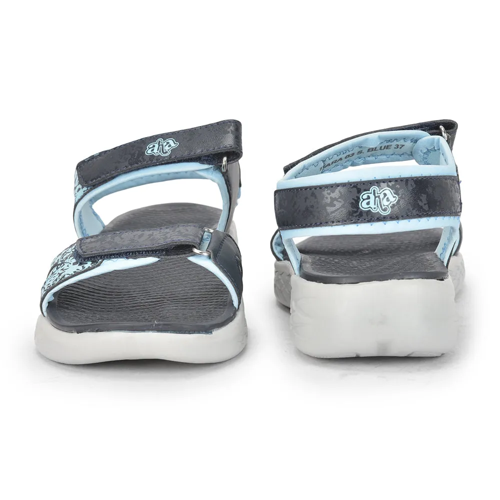 Sunday Best Flexible Outdoor Footwear Aha Blue Casual Sandals For Women TIARA-03 By Liberty