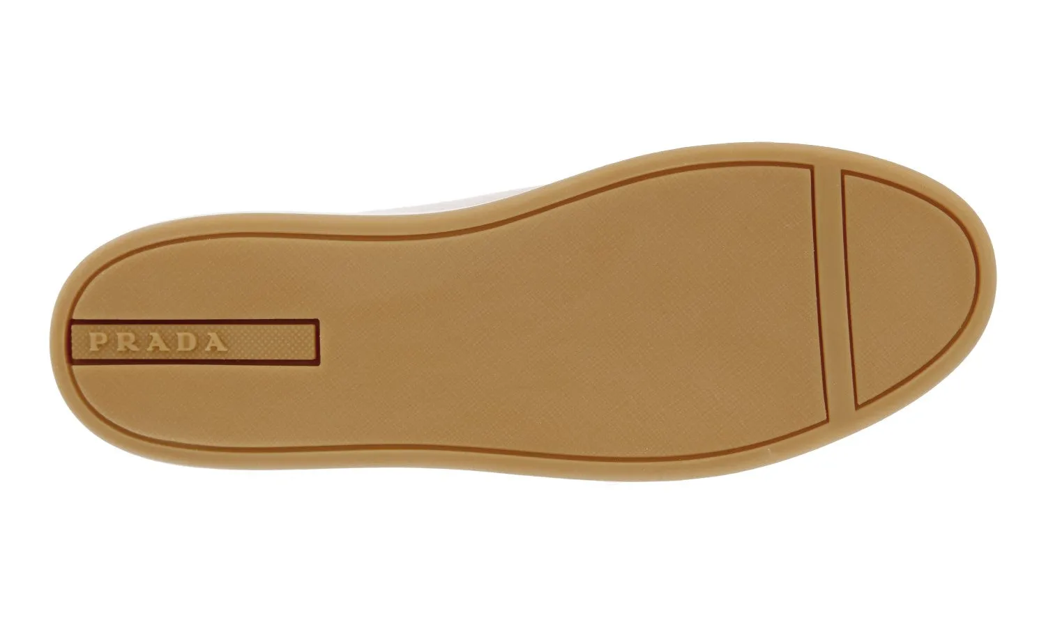 Breathable Outsole shape fit Prada Women's Red Leather Sneaker 1E535L