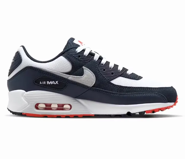 Style - conscious Men??s Nike Air Max 90 (Obsidian)