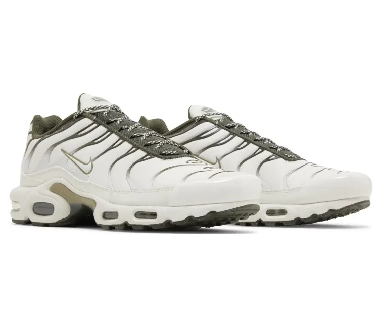 Men's Nike Air Max Plus TN (Olive) customizable running shoes book - themed running gear