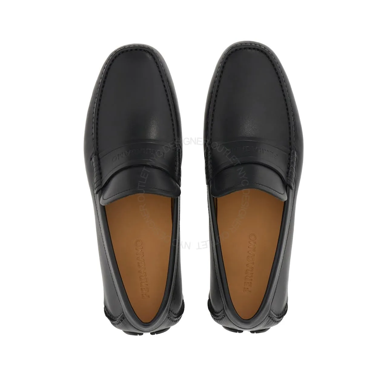 Comfortable Footbed Ferragamo Felix Drivers