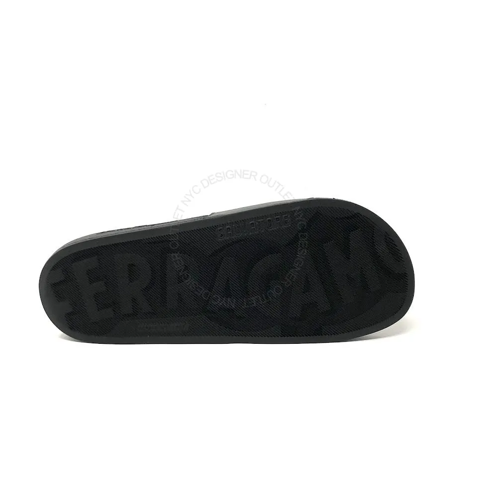 Ferragamo Groove Slides Relaxation Mode Shock absorption