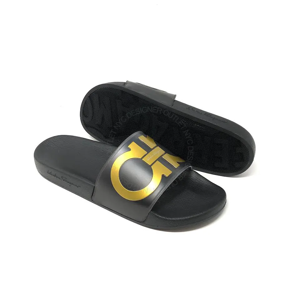 Ferragamo Groove Slides Odor Resistant Vegan