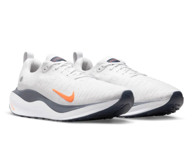 running for joint flexibility Men??s Nike React Infinity Run 4 (Platinum/Total Orange)