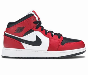 modular shoes Men's Nike Air Jordan 1 Mid (Chicago Black Toe)