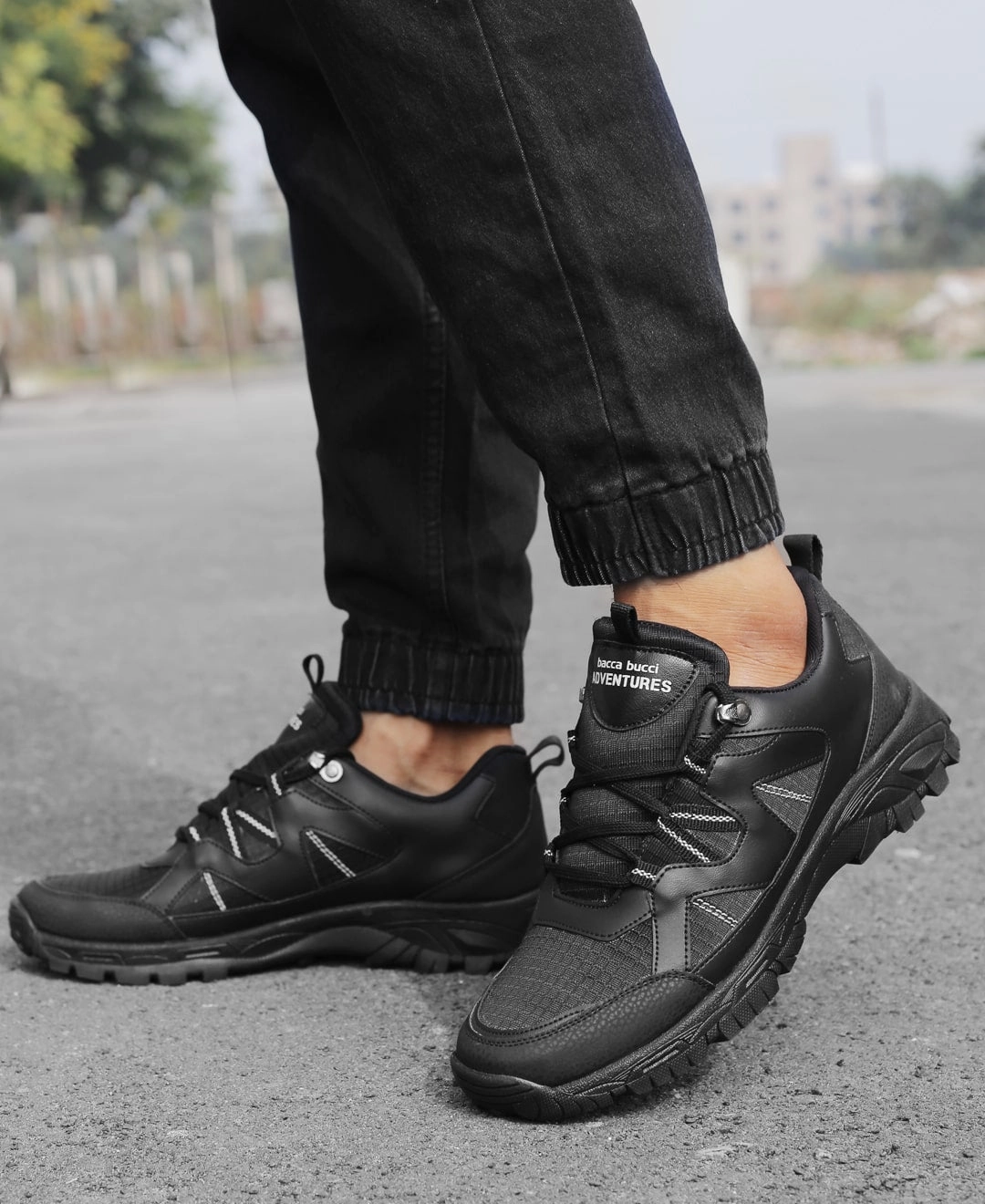 Slip Resistant Trail Runner Smooth Form Bacca Bucci Atlas