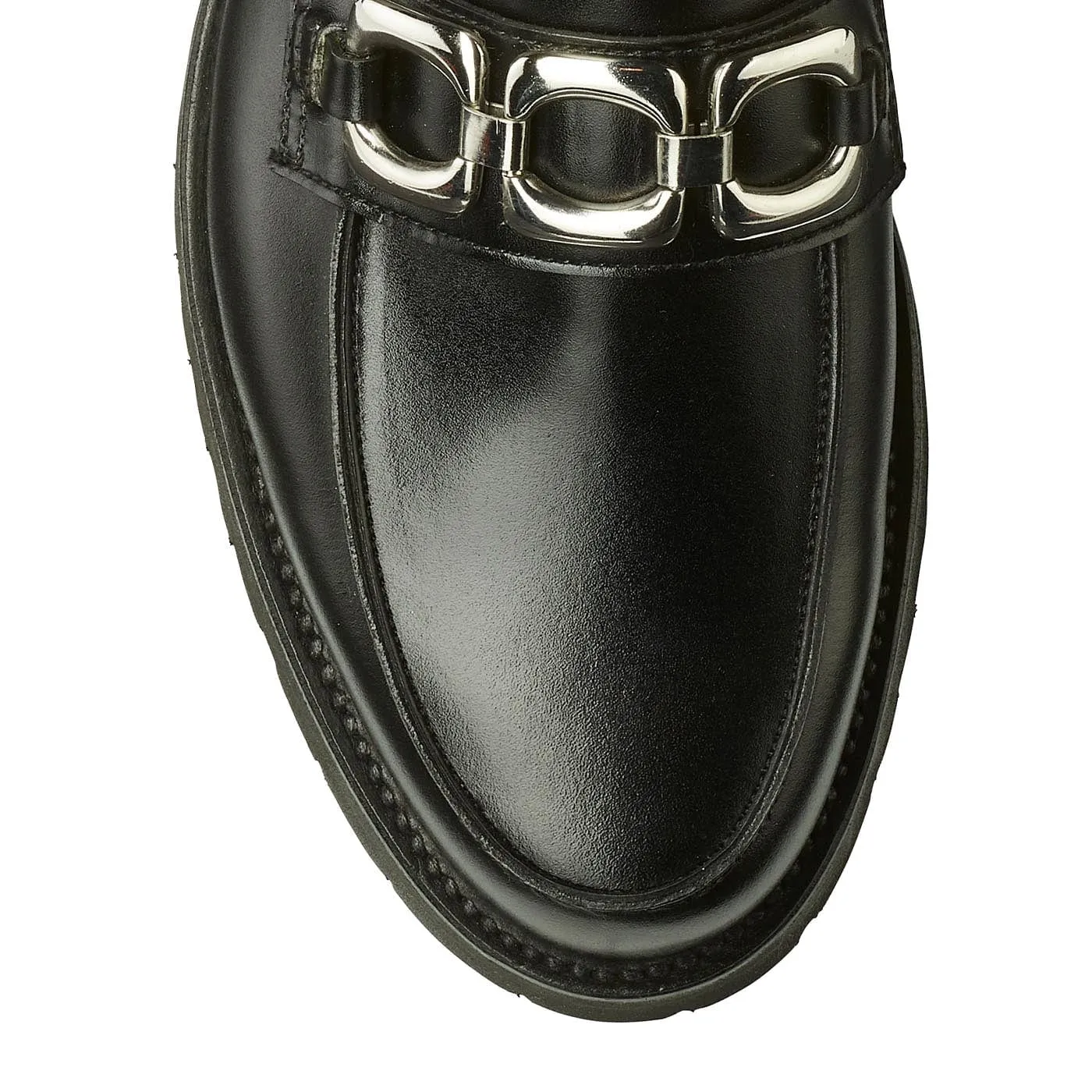 Lily Black Calf Even Shade Formal Footwear