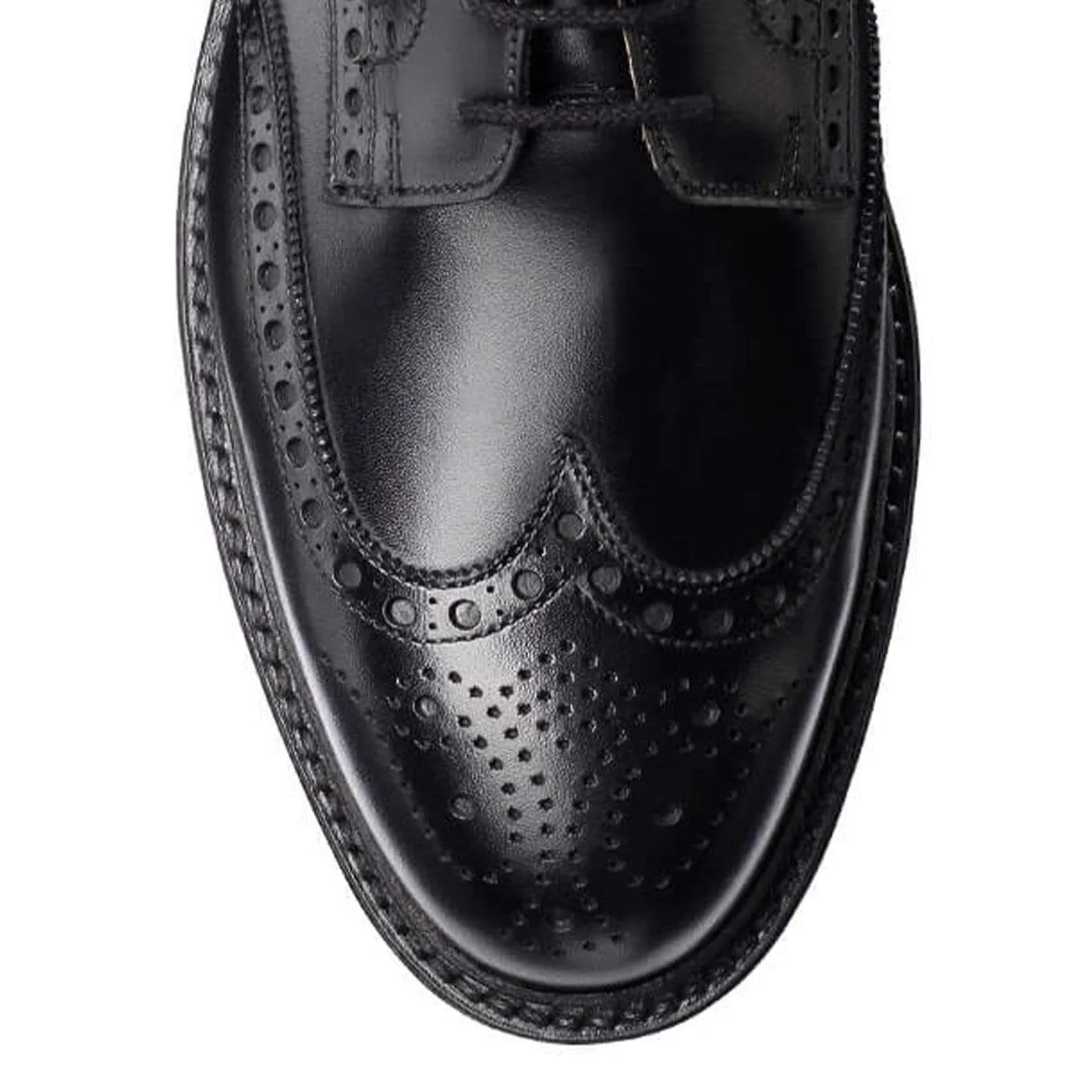 Skye 3 Black Calf Simple Edge Derby Style