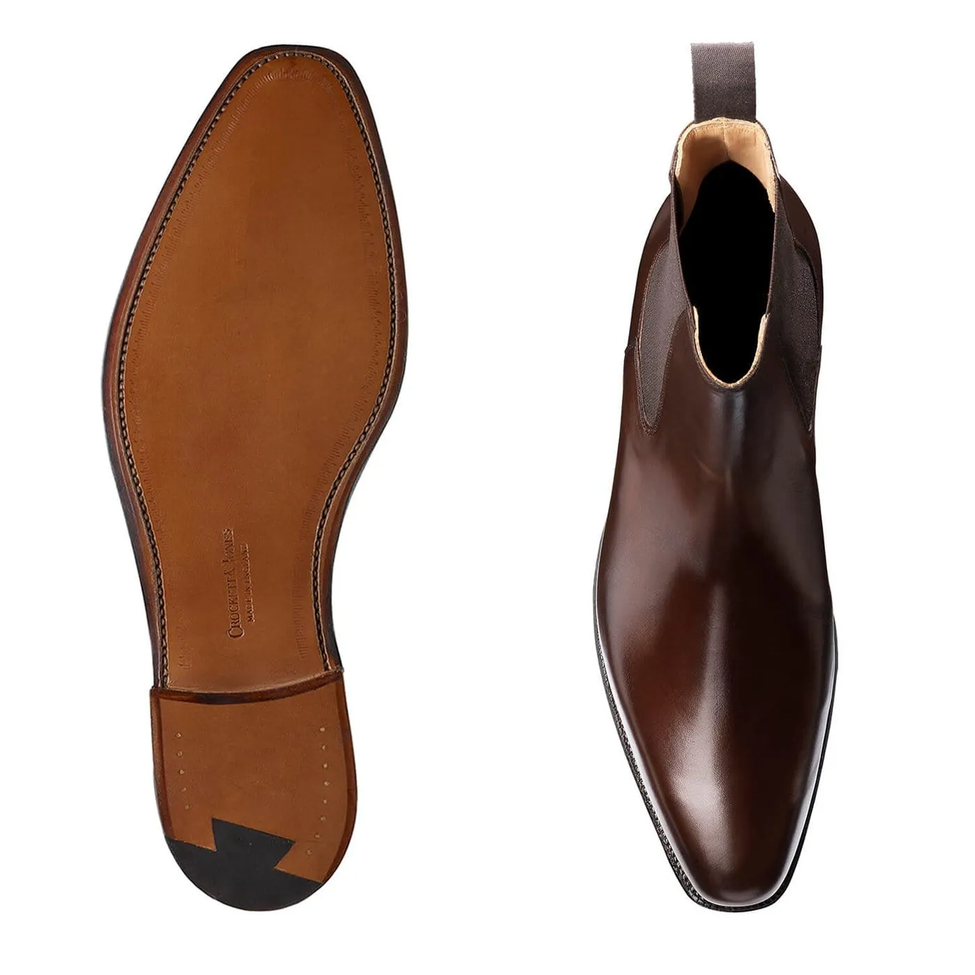 Stylish Footwear Clean Comfort Lingfield Dark Brown Burnished Calf
