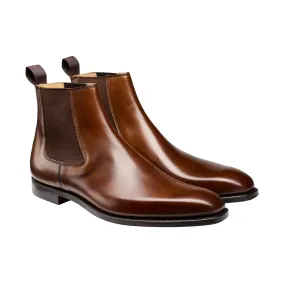 fine cut Lingfield Dark Brown Burnished Calf