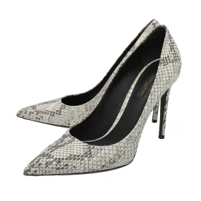 Louis Vuitton Bicolor Python Eyeline Pump 39.5 Lightweight Design