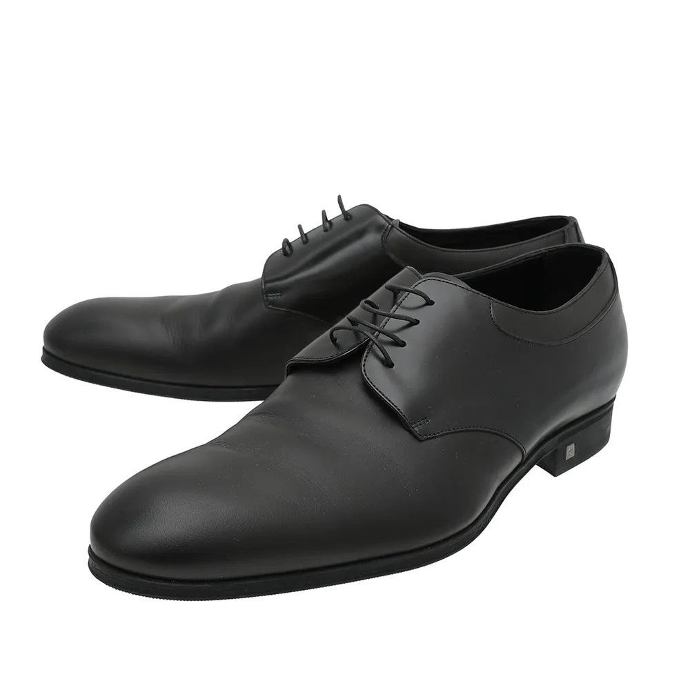 Louis Vuitton Black Lace Up Derby Shoes 7 Dance Mode