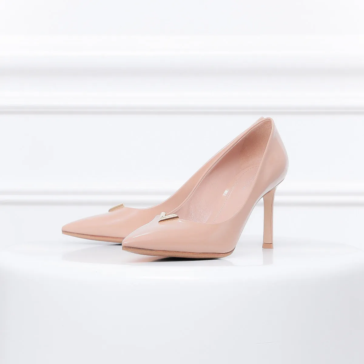 Comfort Grip Louis Vuitton Blush Heartbreaker Pumps 40