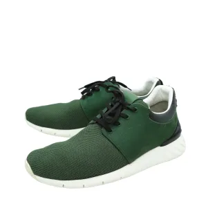 Daily Essential Hill Walk Louis Vuitton Green Rubber Mesh Suede Damier Fastlane Sneaker 10