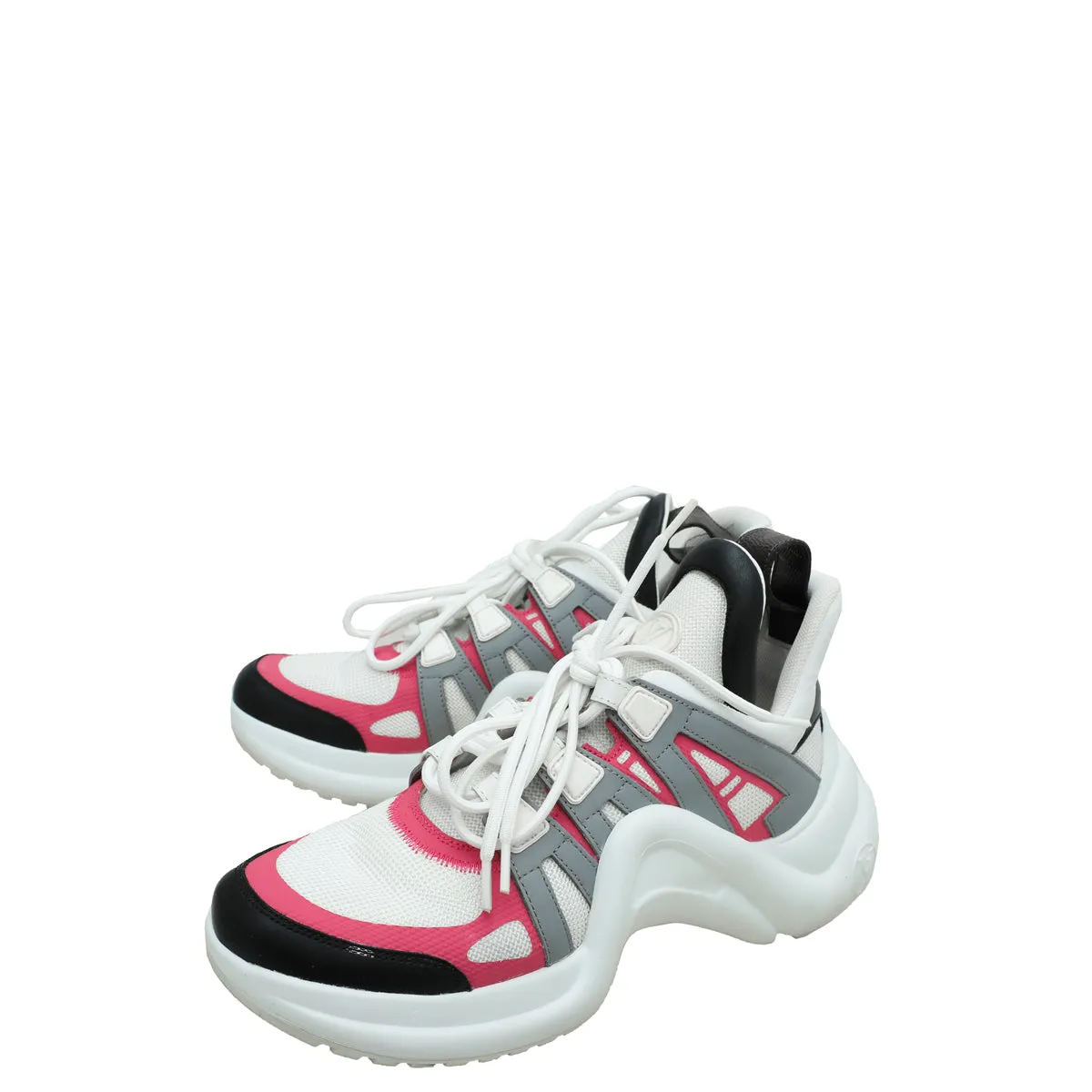 Quick Drying Work Commute Quick Drying Casual Wear Louis Vuitton Multicolor Archlight Mesh Leather Sneaker 38