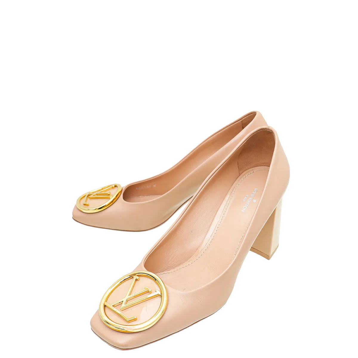 Louis Vuitton Nude Madeleine Pumps 38.5 Supportive