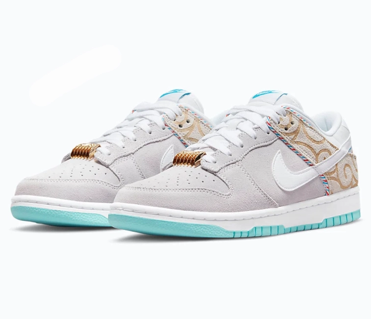 Men's Nike Dunk Low Retro SE (BarberShop) asphalt - running shoes travelers' shoes