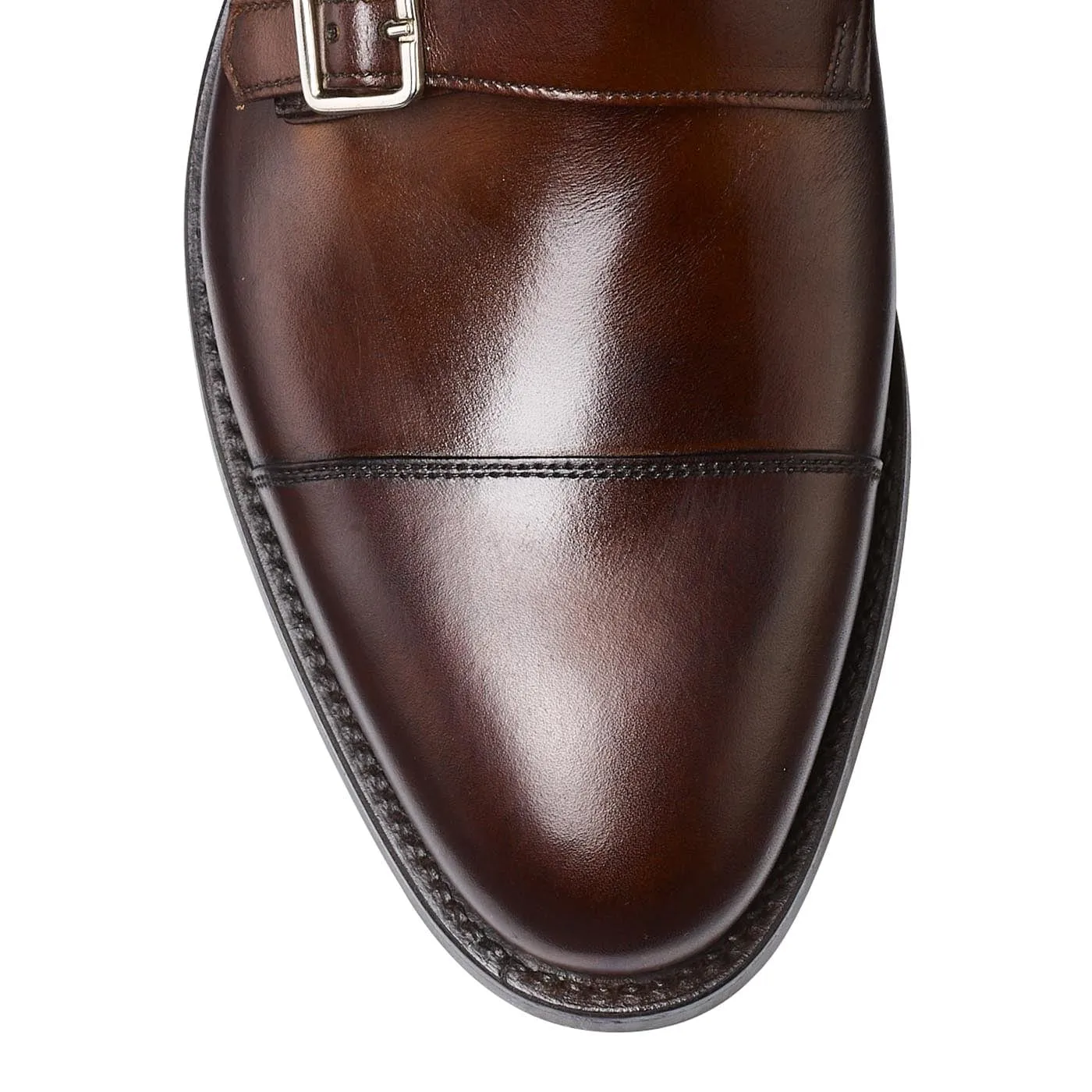 Silent Step Fast Start Lowndes 4 Dark Brown Burnished Calf