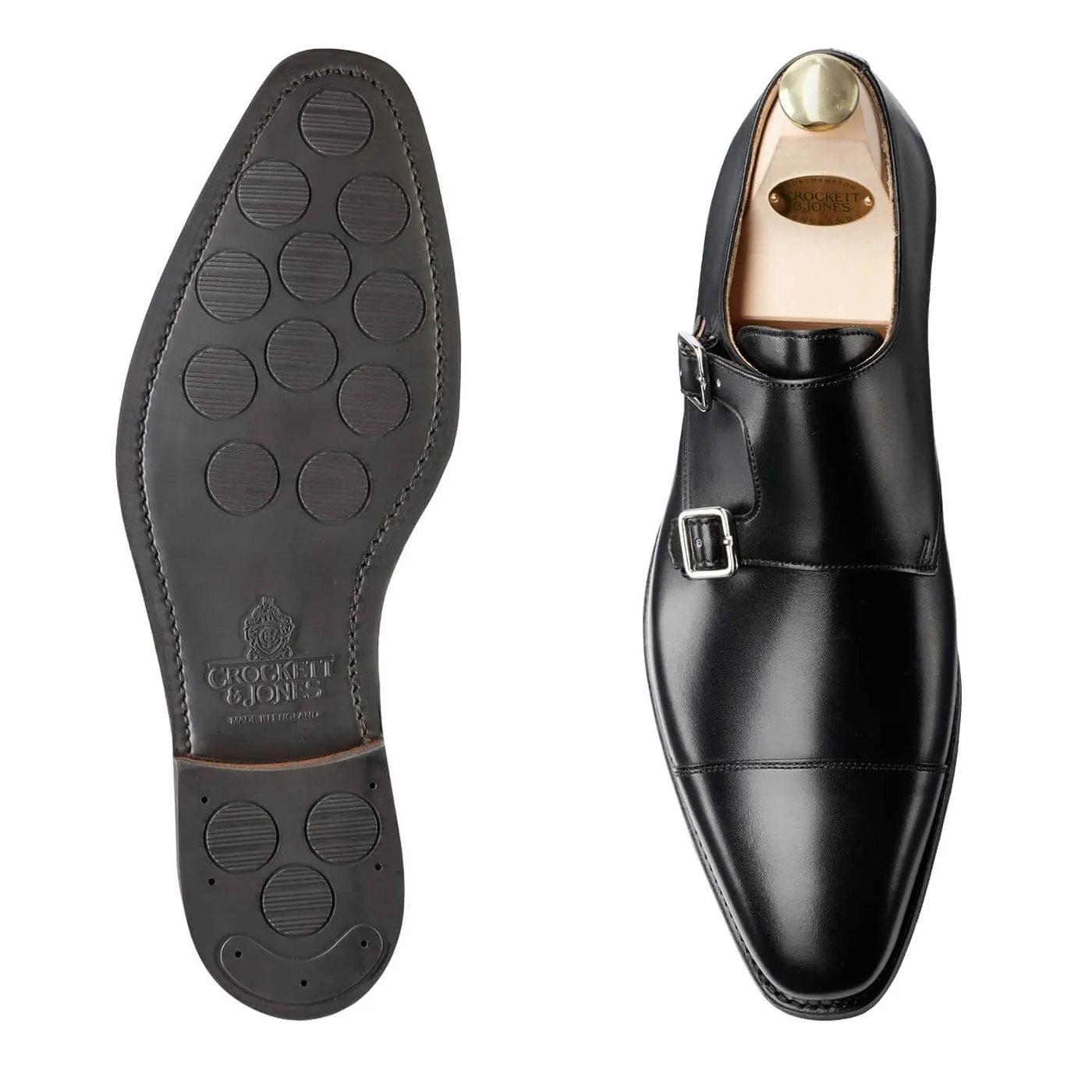 Lowndes Black Calf (City Sole) Slim Outline Edge Shade