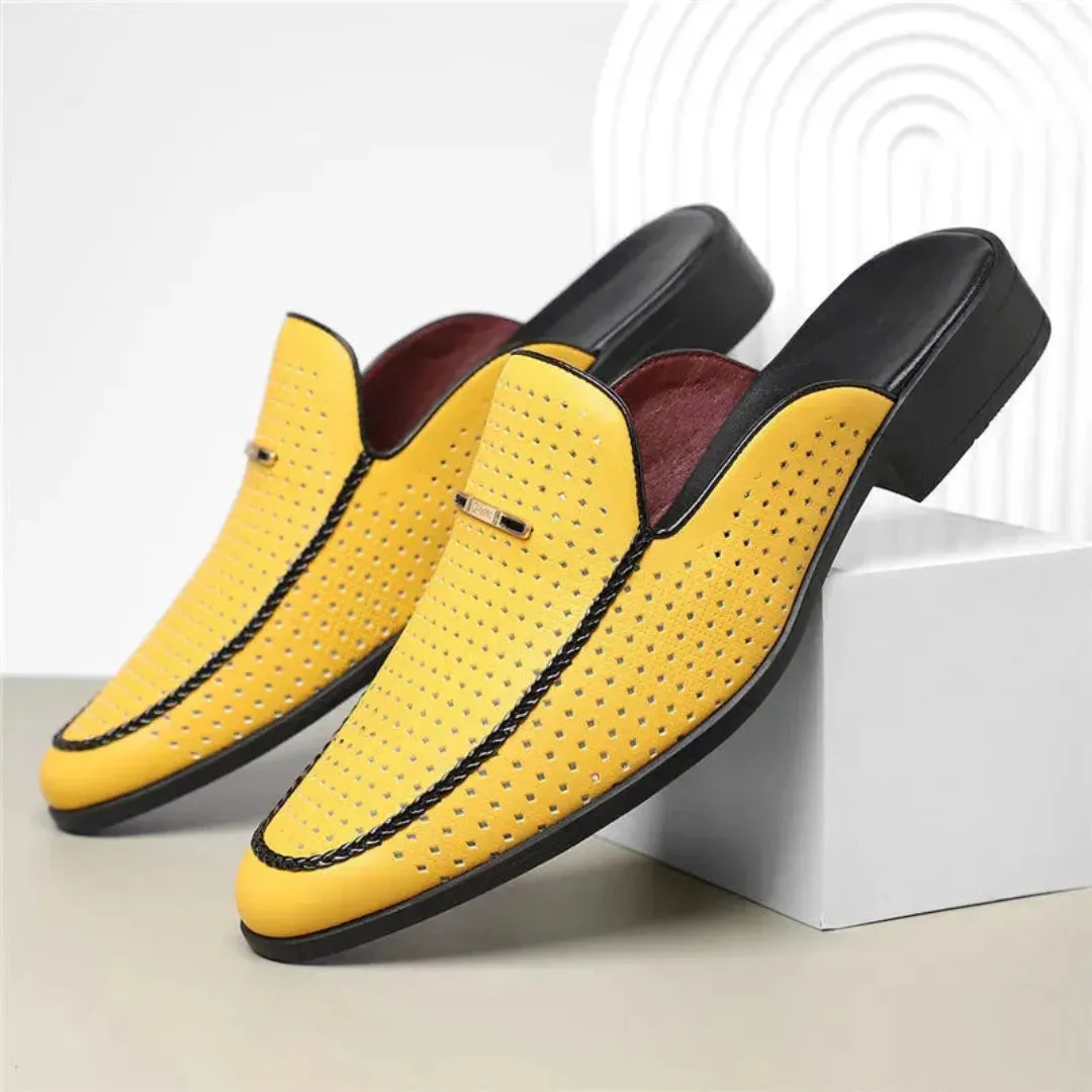 Trail Friendly Luca Leather Slip-On Mule