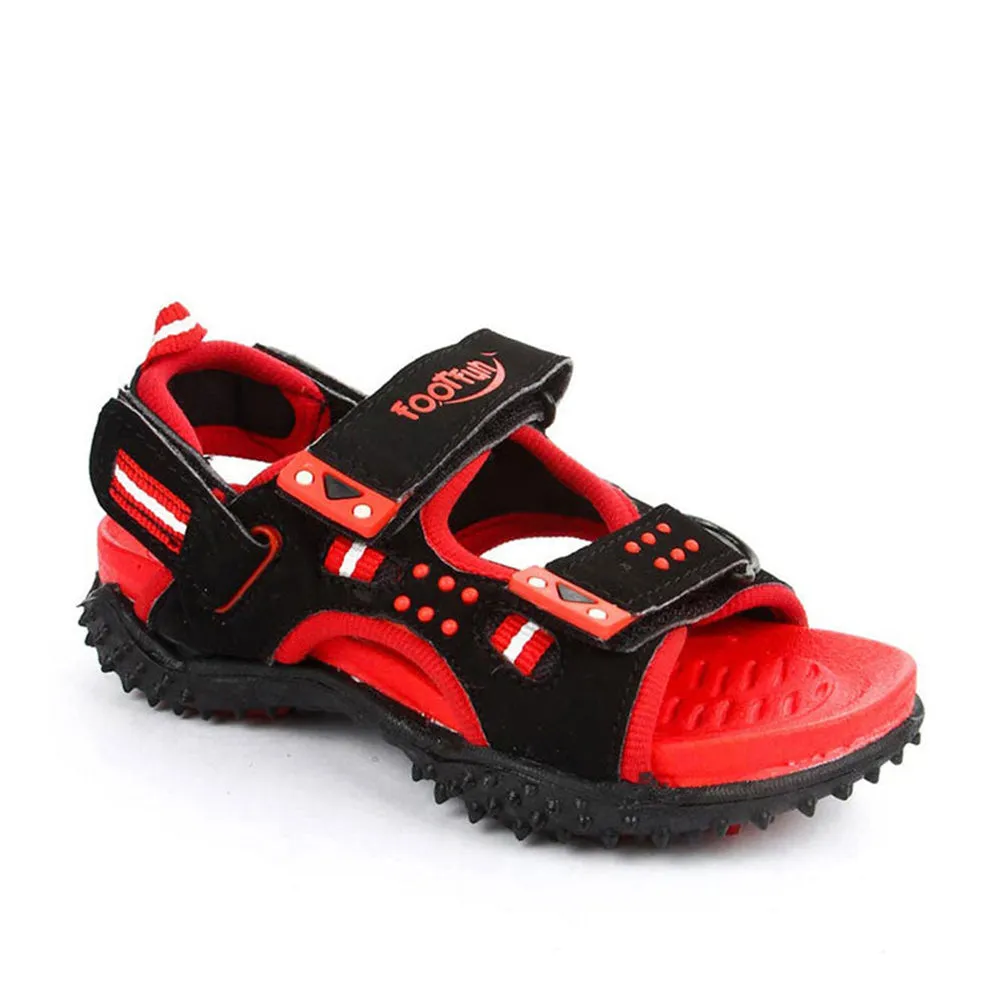 flat sandals Sandal Straps Lucy & Luke (Black) Casual Sandal For Kids SPLENDOR By Liberty