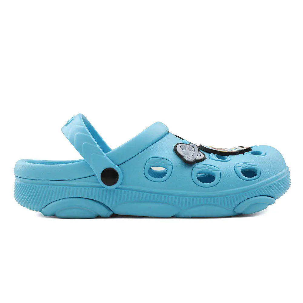 Minimal Slide Lucy & Luke Blue Slingback Clogs For Kids LPMXT-K834 By Liberty