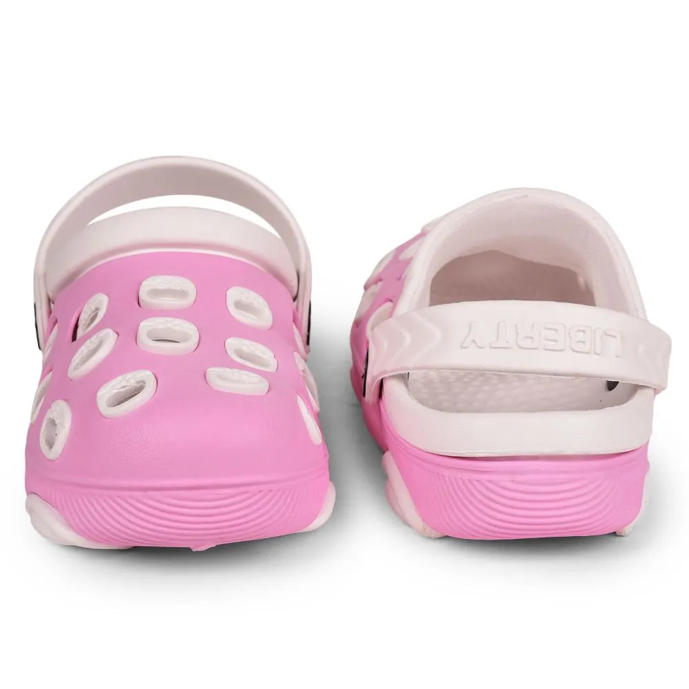 Lucy & Luke By Liberty LPMXT-833 Kids Pink Clogs Good Grip