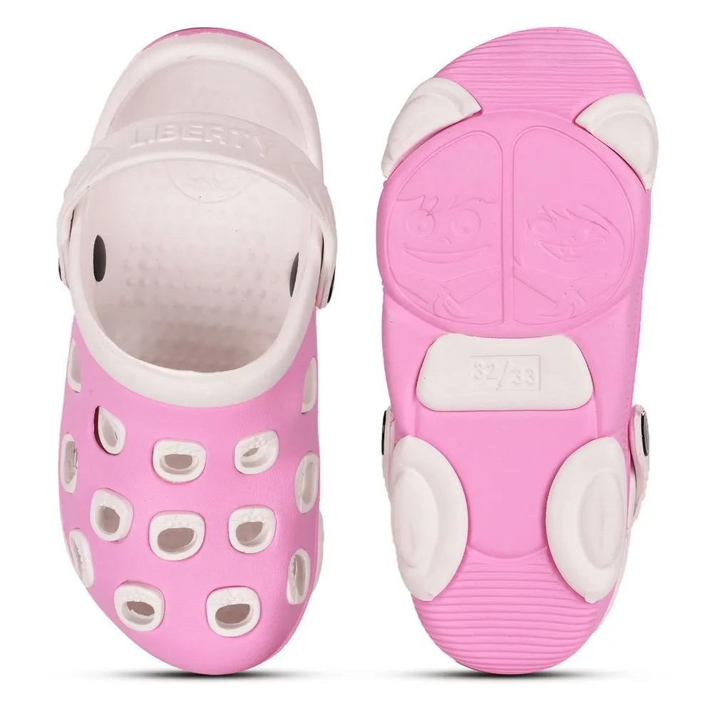 Lucy & Luke By Liberty LPMXT-833 Kids Pink Clogs Stylish Design