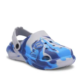 Lucy & Luke Navy Blue Slingback Clogs For Kids ALEX-02E By Liberty Comfort Mode Performance